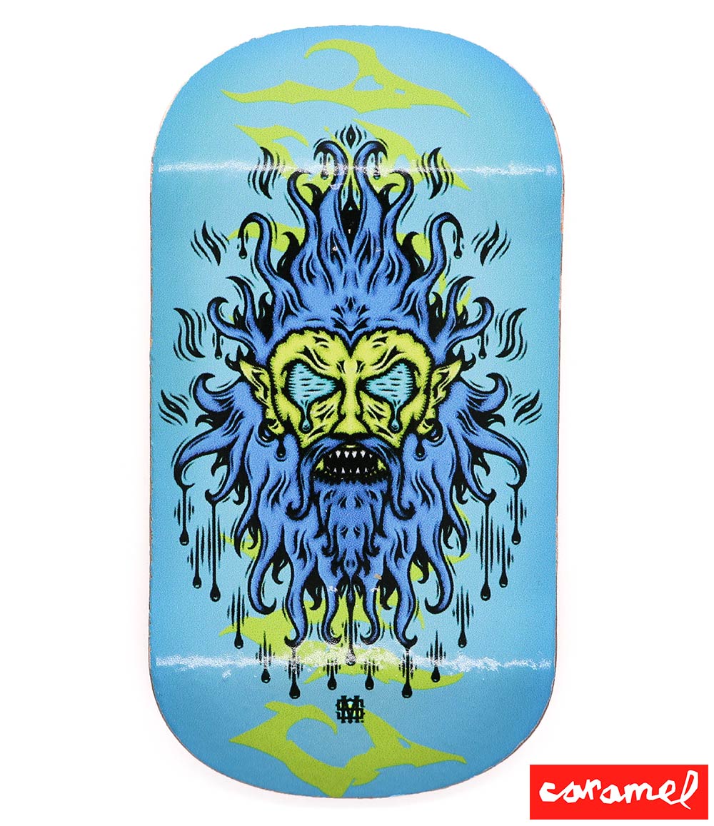 Caramel Blue Wraith Fingerboard Deck 50mm - Caramel Fingerboards - Fingerboard store