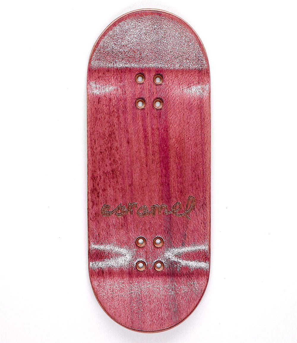 Caramel Caged Eye Fingerboard Deck 40mm - Caramel Fingerboards - Fingerboard store