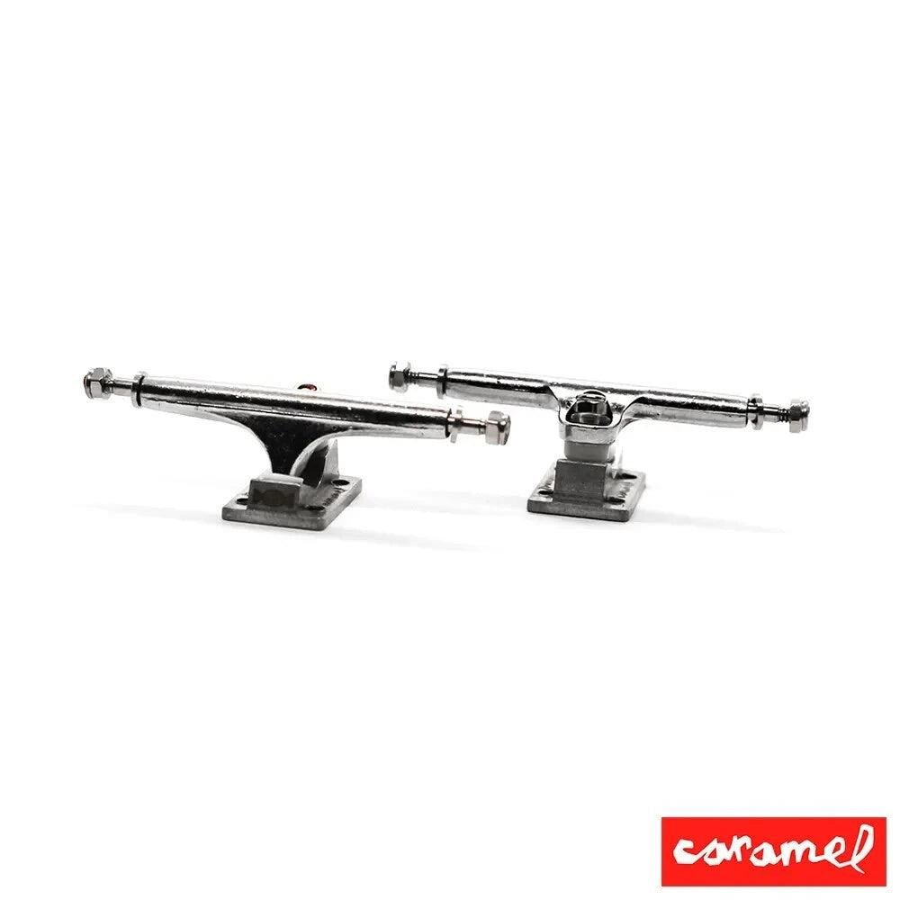 Caramel Chrome C4 Fingerboard Trucks - Caramel Fingerboards - Fingerboard store