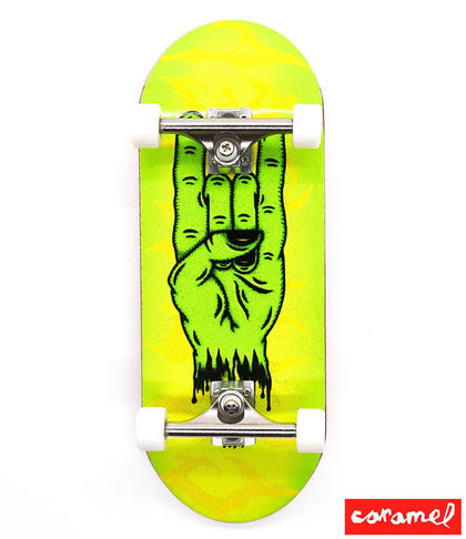 Caramel Dead Hand Complete Fingerboard 34mm - Caramel Fingerboards - Fingerboard store