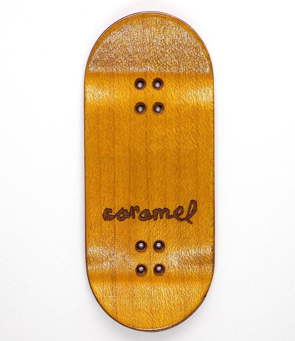 Caramel Dead Hand Fingerboard Deck 40mm - Caramel Fingerboards - Fingerboard store