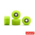 Caramel Lime Skate Shape Fingerboard Wheels 7.5mm