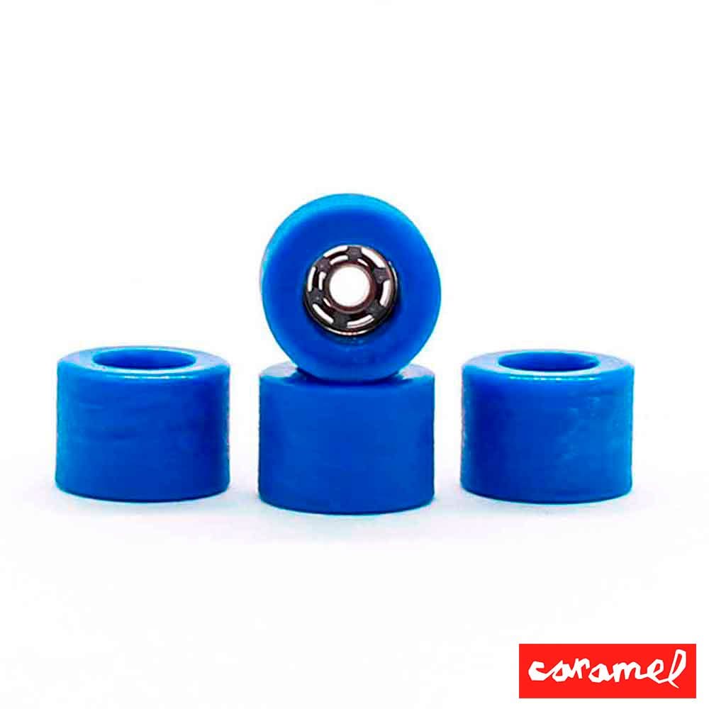 Ceramic Blue Caramel Fingerboard Wheels 7mm 65D