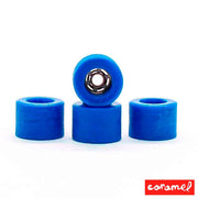 Ceramic blue Caramel wheels 7mm 65D - Caramel Fingerboards - Fingerboard store