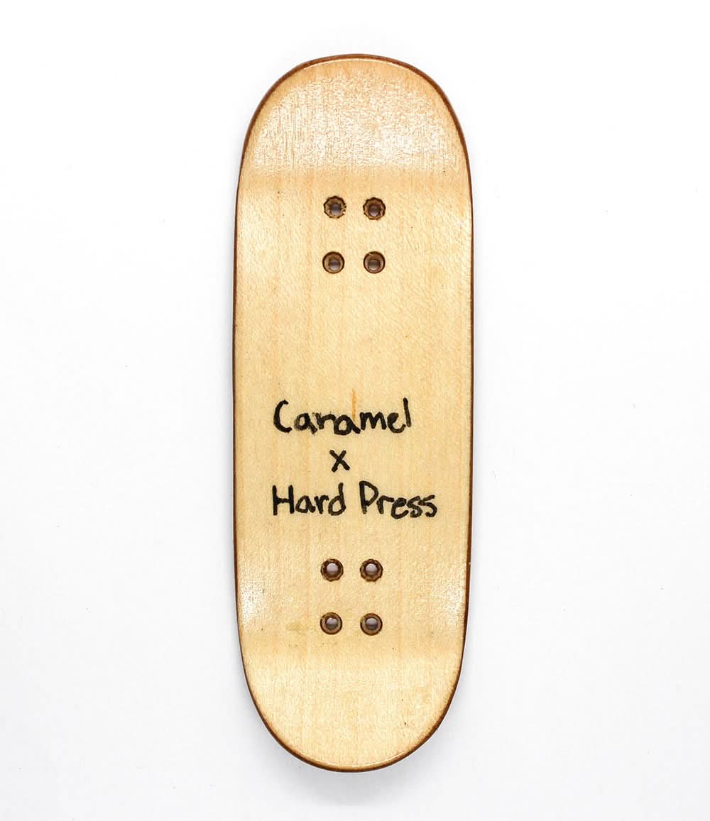 Hard Press x Caramel Recycled Fingerboard Deck 32mm – view 2