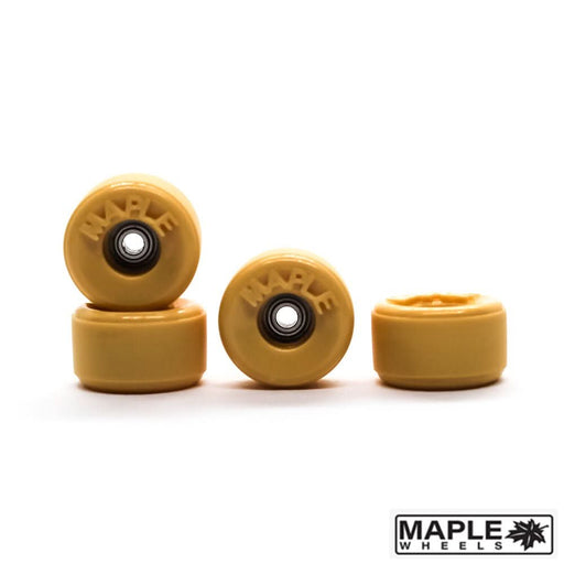 Maple sandstone bowl fingerboard wheels 9mm - Caramel Fingerboards - Fingerboard store