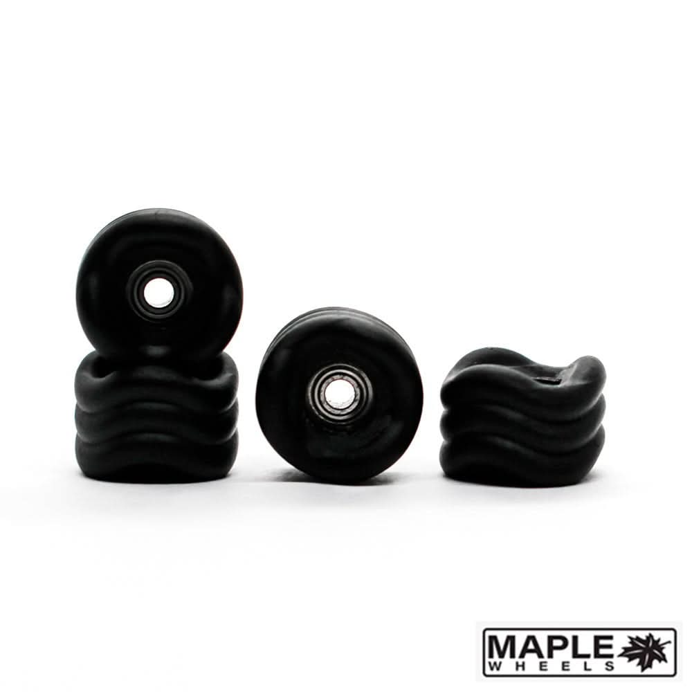 Maple x Shark Black Fingerboard Wheels 8.7mm