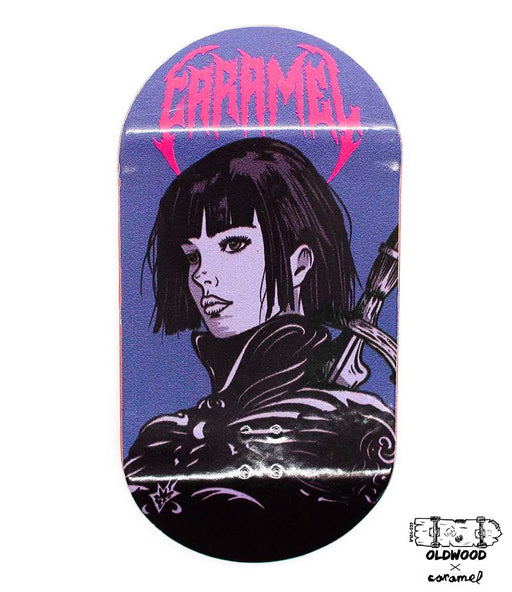 Oldwood x Caramel she fingerboard deck 50mm - Caramel Fingerboards - Fingerboard store