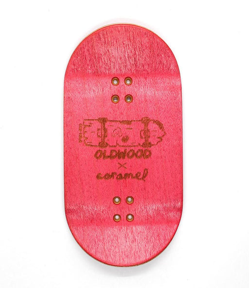 Oldwood x Caramel ritual fingerboard deck 50mm - Caramel Fingerboards - Fingerboard store