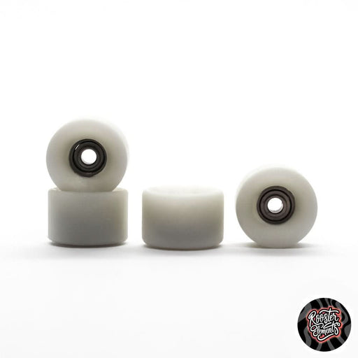 Rooster white bowl fingerboard wheels 8mm - Caramel Fingerboards - Fingerboard store