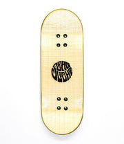 Sehnsucht smiley logo fingerboard deck 34mm - Caramel Fingerboards - Fingerboard store