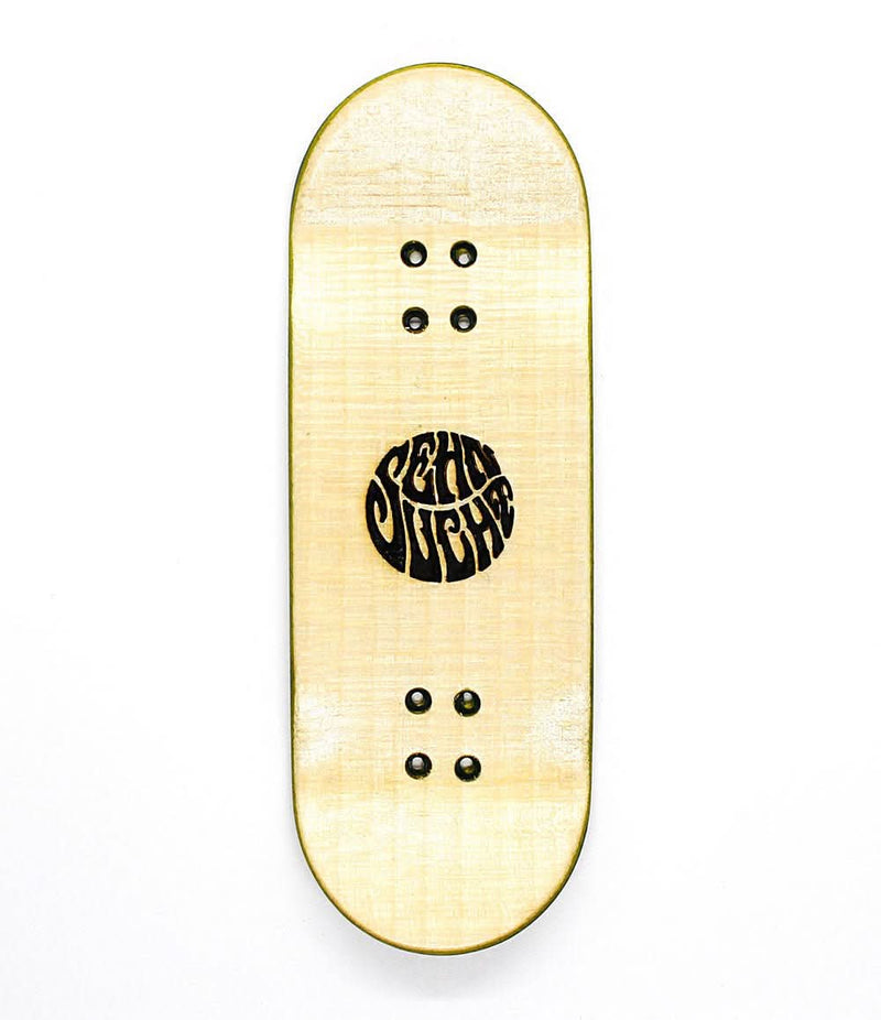 Sehnsucht smiley logo fingerboard deck 34mm - Caramel Fingerboards - Fingerboard store