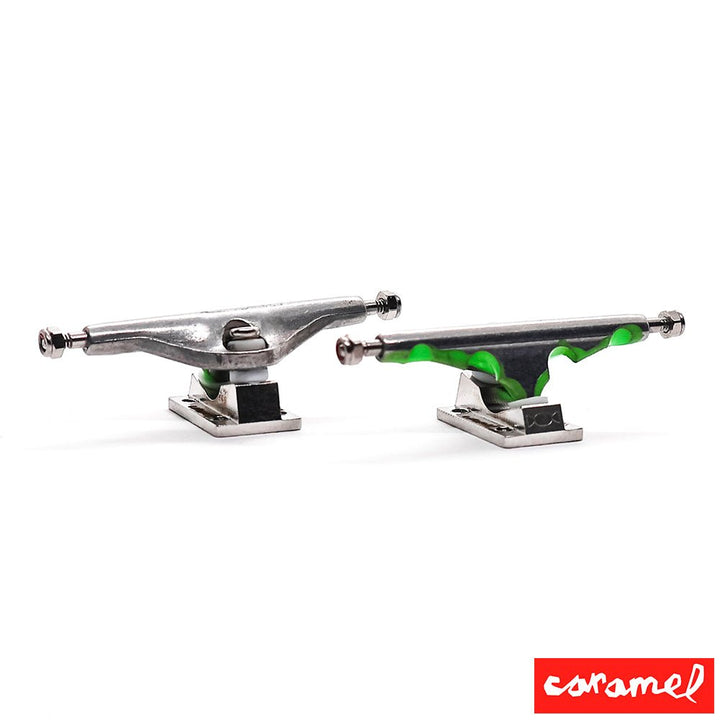 Caramel Glow Halloween Fingerboard Trucks - Caramel Fingerboards - Fingerboard store