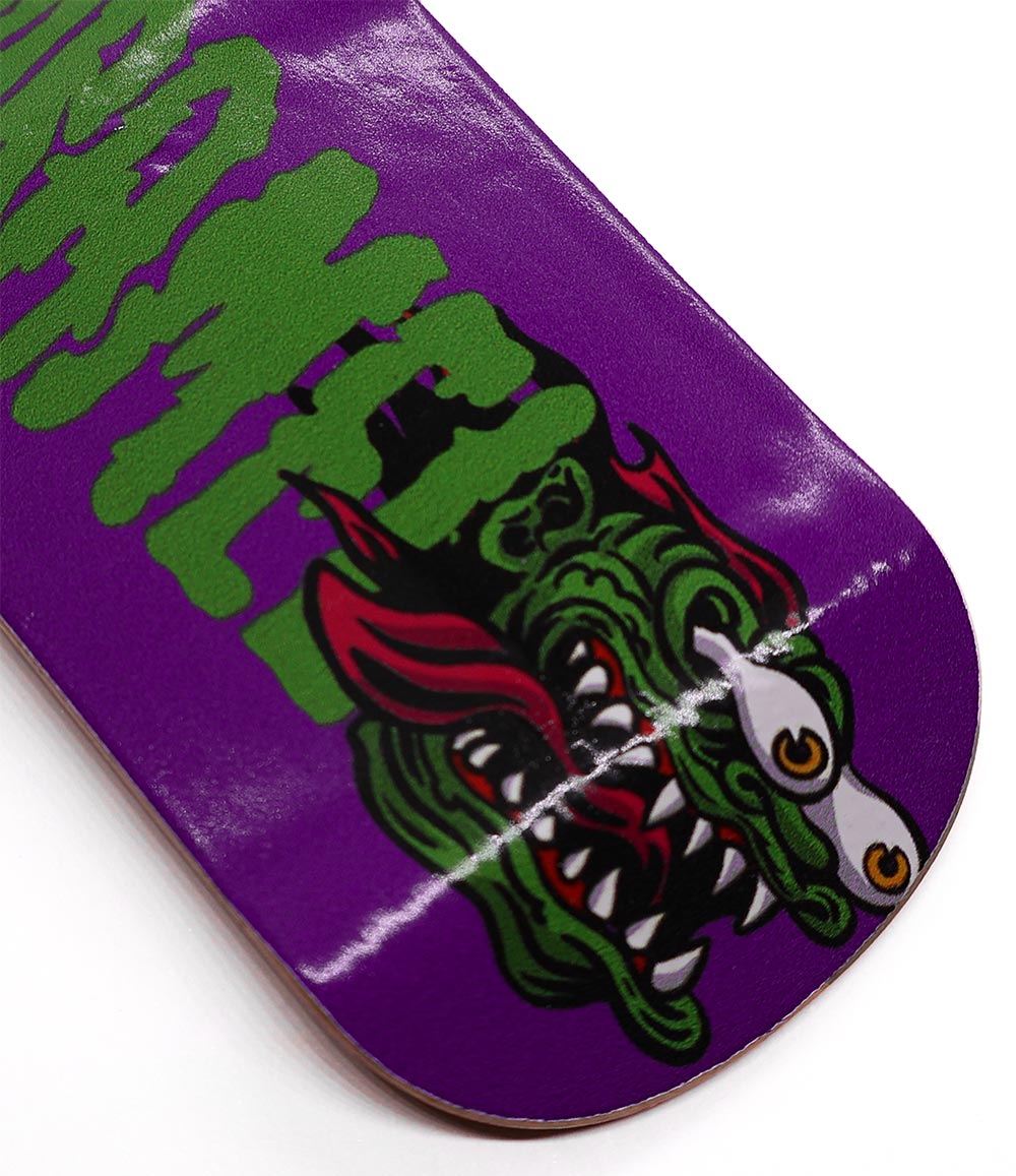 Caramel Monster Flame Fingerboard Deck 50mm - Caramel Fingerboards - Fingerboard store