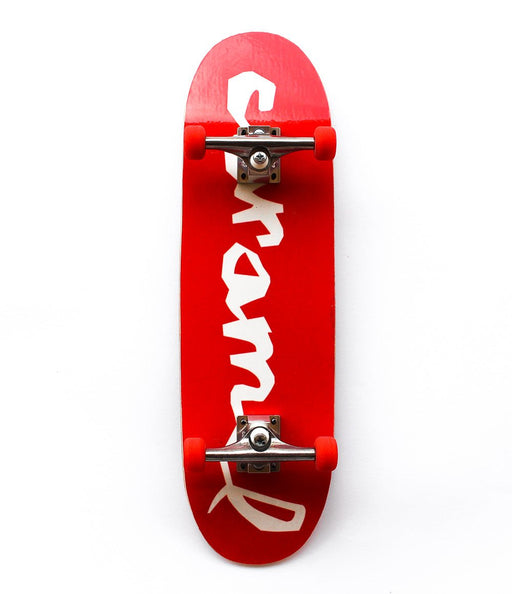 Caramel red mini wheels complete handboard 7.3cm - Caramel Fingerboards - Fingerboard store