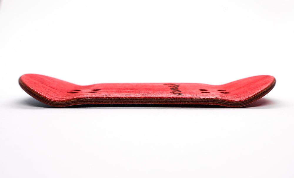 Caramel Red Wizard Fingerboard Deck 38mm - Caramel Fingerboards - Fingerboard store