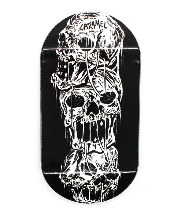 Caramel Tower of Skulls Fingerboard Deck 50mm - Caramel Fingerboards - Fingerboard store