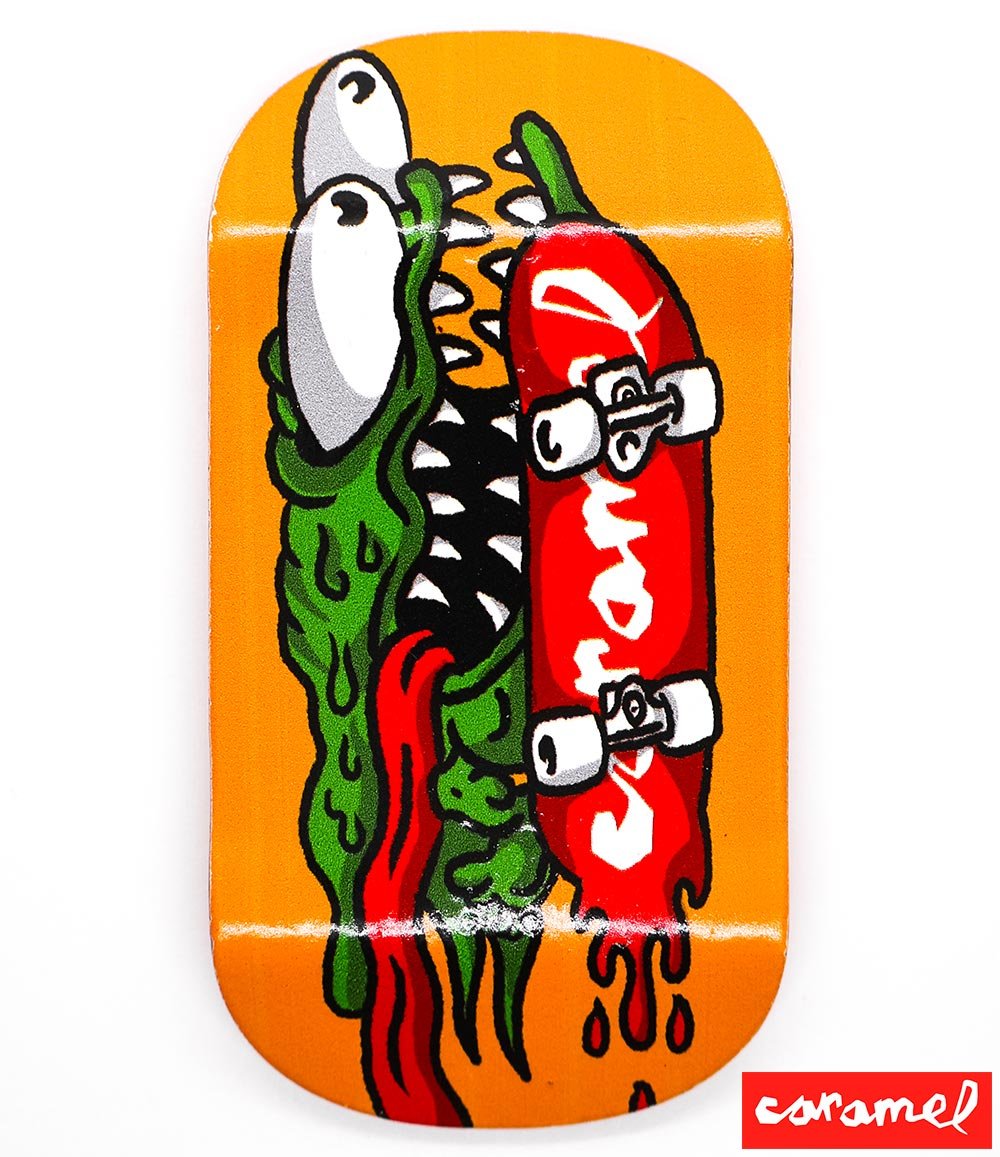 Caramel Weirdo Fingerboard Deck 50mm - Caramel Fingerboards - Fingerboard store
