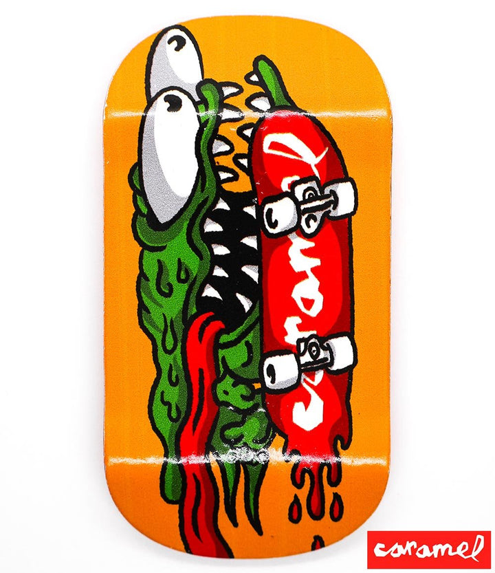 Caramel Weirdo Fingerboard Deck 50mm - Caramel Fingerboards - Fingerboard store