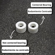 Caramel White Fingerboard Wheels 7mm 70D - Caramel Fingerboards - Fingerboard store