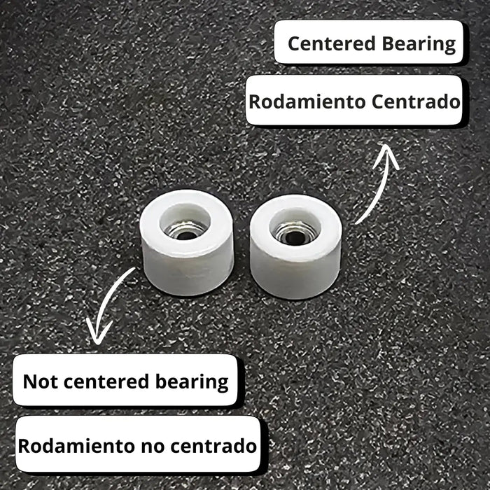 Caramel White Fingerboard Wheels 7mm 70D - Caramel Fingerboards - Fingerboard store