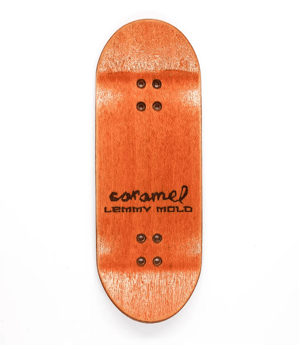 Caramel Wood Blank Fingerboard Deck 34mm - Caramel Fingerboards - Fingerboard store