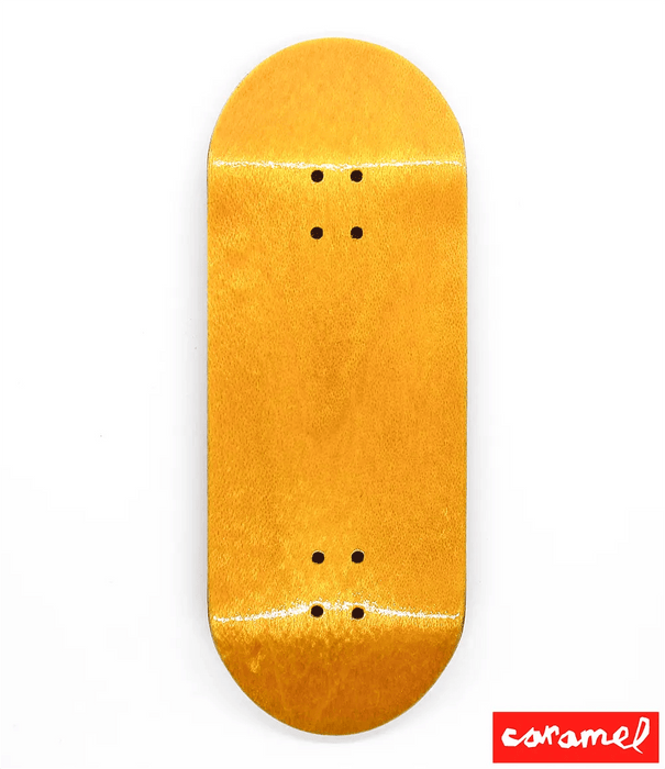 Caramel Yellow Blank Fingerboard Deck 34mm - Caramel Fingerboards - Fingerboard store
