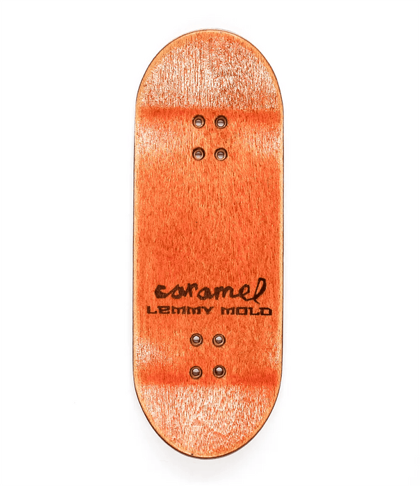 Caramel Yellow Blank Fingerboard Deck 34mm - Caramel Fingerboards - Fingerboard store
