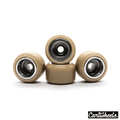 Cartwheels P5PRO Classic Fingerboard Wheels Tan-Silver 7.5mm
