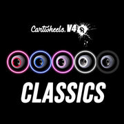 Cartwheels V4R Classic Fingerboard Wheels White - Black 7.5mm - Caramel Fingerboards - Fingerboard store