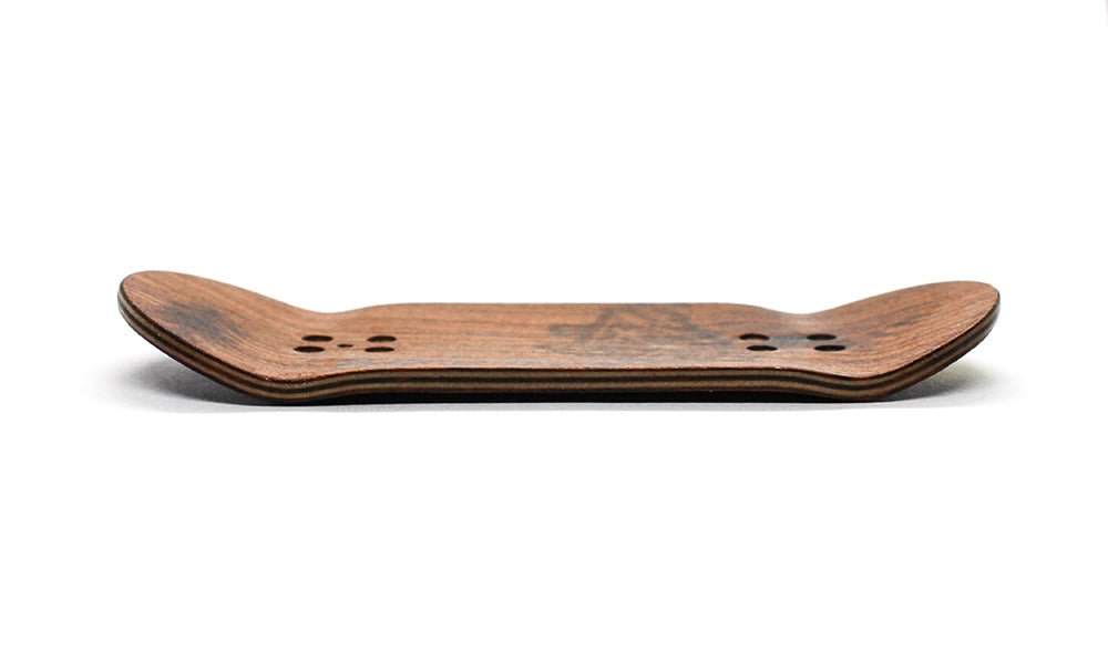 Cba lime/grape split - ply fingerboard deck 34mm - Caramel Fingerboards - Fingerboard store