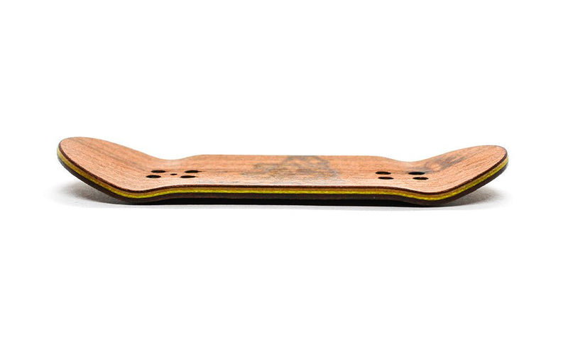 Cba wood with grain fingerboard deck 34mm - Caramel Fingerboards - Fingerboard store