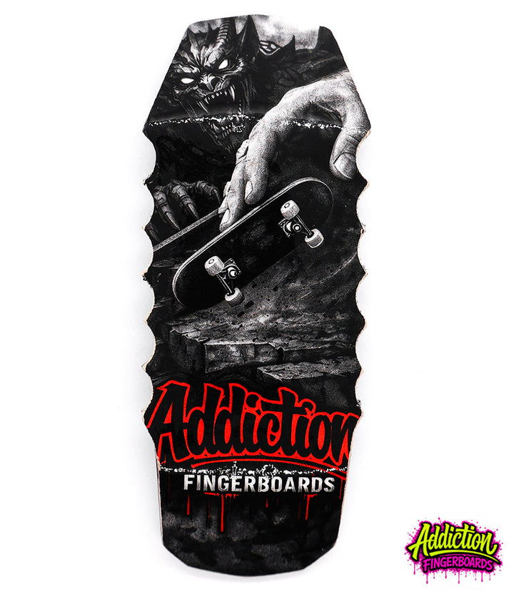 Addiction Shadow Rider Centinel Fingerboard Deck 35mm