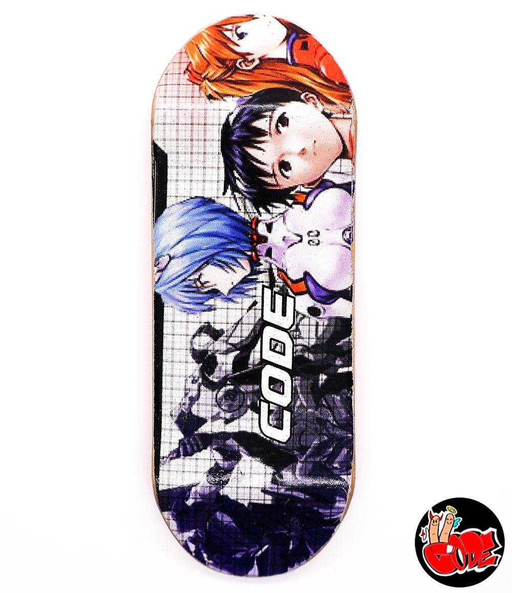 Tabla de Fingerboard Code Anime Club 34mm - Caramel Fingerboards - Tienda de fingerboard
