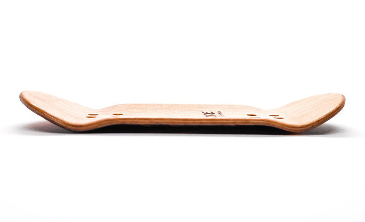 Tabla de Fingerboard Code Burnout 35,5mm - perfil lateral - Caramel Fingerboards - Tienda de fingerboard
