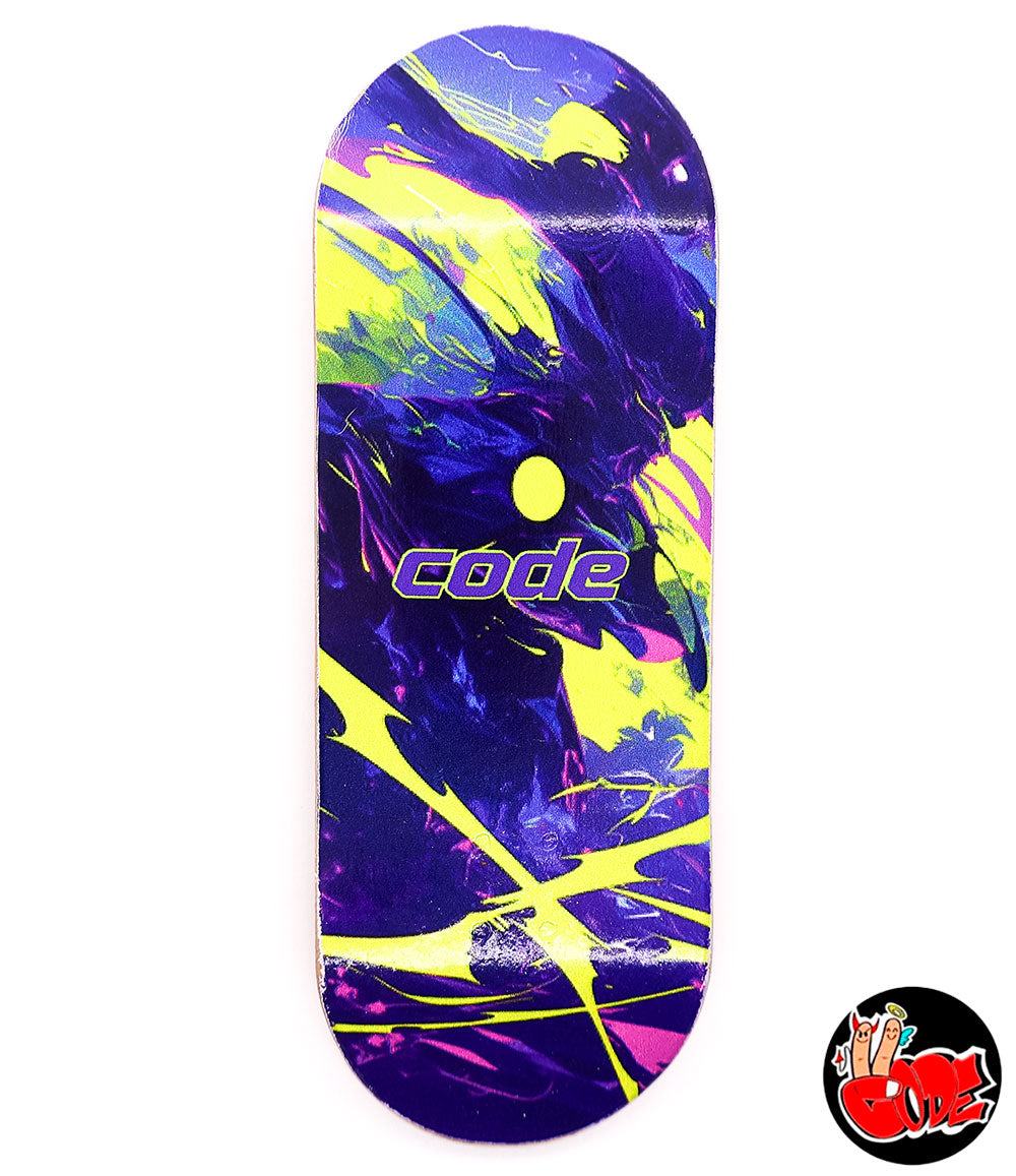 Tabla de Fingerboard Code Energy 33,6mm - Caramel Fingerboards - Tienda de fingerboard