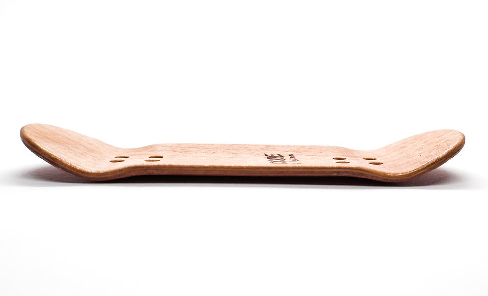 Tabla de Fingerboard Code Red Talk 32mm - perfil lateral - Caramel Fingerboards - Tienda de fingerboard