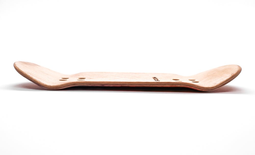 Tabla de Fingerboard Code Street Art 34mm - perfil lateral - Caramel Fingerboards - Tienda de fingerboard