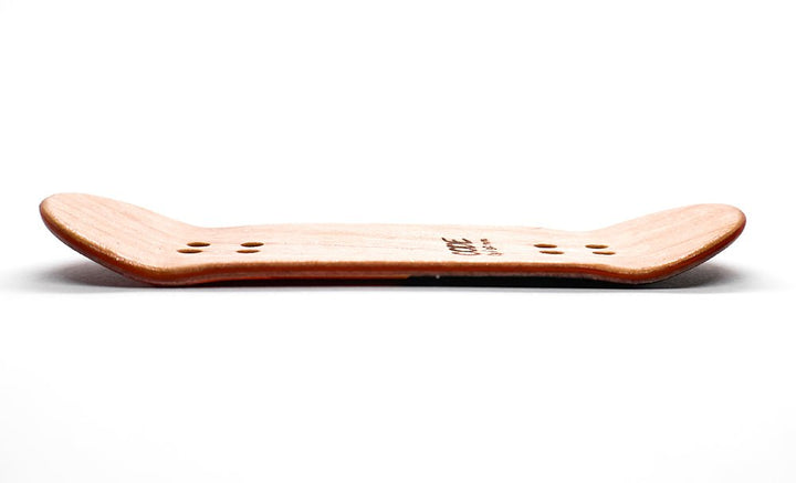Tabla de Fingerboard Code Sunset 32mm - perfil lateral - Caramel Fingerboards - Tienda de fingerboard