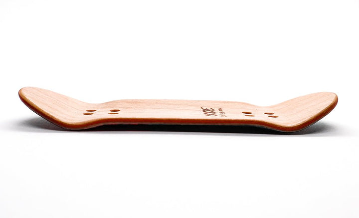 Tabla de Fingerboard Code System Error 34mm - perfil lateral - Caramel Fingerboards - Tienda de fingerboard