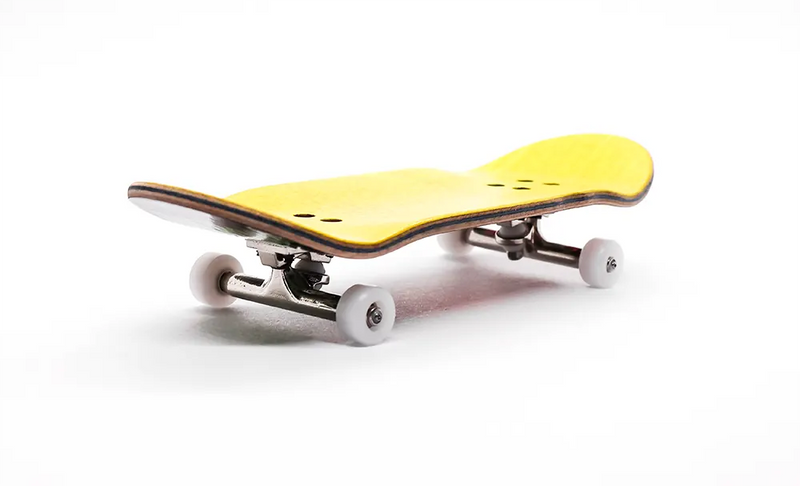 Custom x Heroin Pumpkin Wide Boy Complete Fingerboard 36.5mm - Caramel Fingerboards (2)