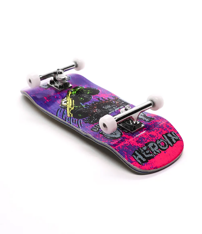 Custom x Heroin Dead Dave Knock Off Complete Fingerboard 36mm - Caramel Fingerboards