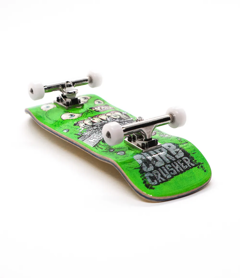 Custom x Heroin Curb Crusher Chomp Complete Fingerboard 33mm - Caramel Fingerboards