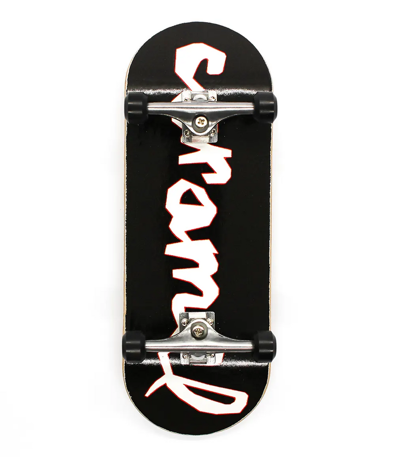 White Logo Caramel Complete Fingerboard 34mm