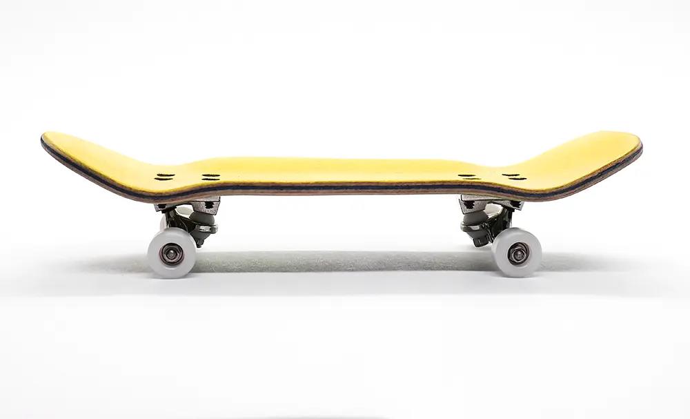 Custom x Heroin Curb Crusher Chomp Complete Fingerboard 33mm - Caramel Fingerboards - Fingerboard store