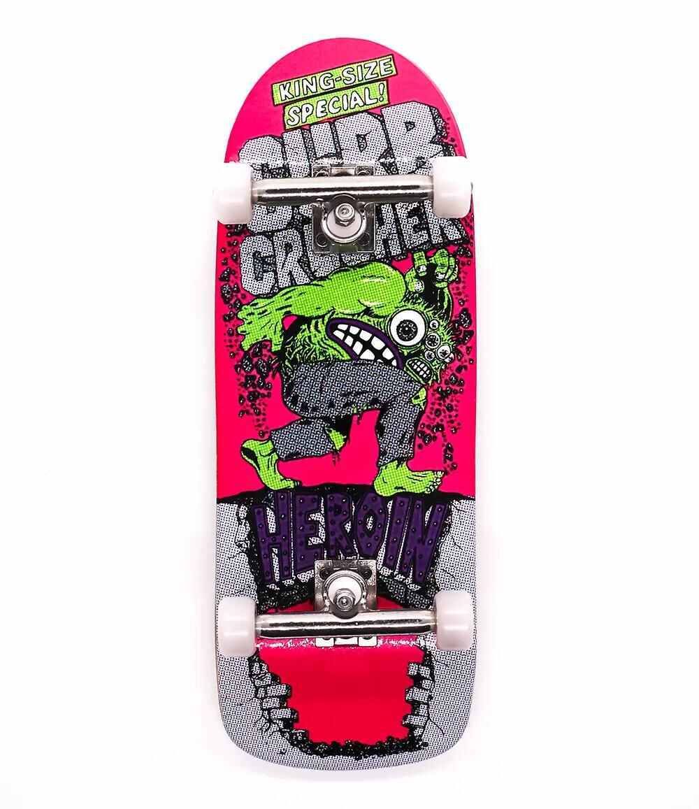 Custom x Heroin Curb Crusher Complete Fingerboard 33.8mm - Caramel Fingerboards - Fingerboard store