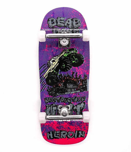 Custom x Heroin Dead Dave Knock Off Complete Fingerboard 36mm - Caramel Fingerboards - Fingerboard store