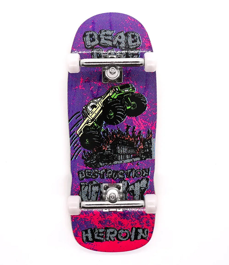 Custom x Heroin Dead Dave Knock Off Complete Fingerboard 36mm - Caramel Fingerboards - Fingerboard store