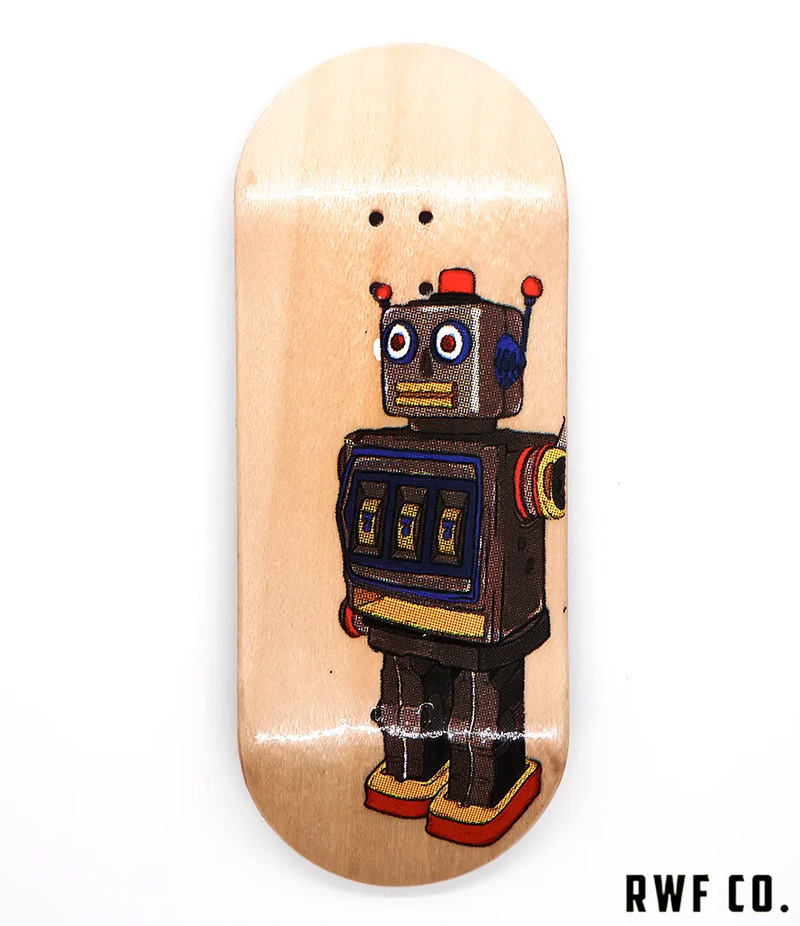 RedWolf Robot Fingerboard Deck 36mm