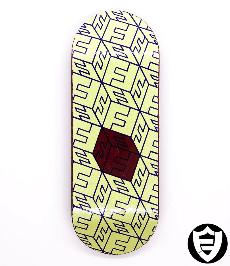 FlatFace X Cowply Top Brown FF Cubes Beige SE G15.12 33.6mm